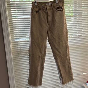 Pull&Bear size 4 oatmeal denim jeans
